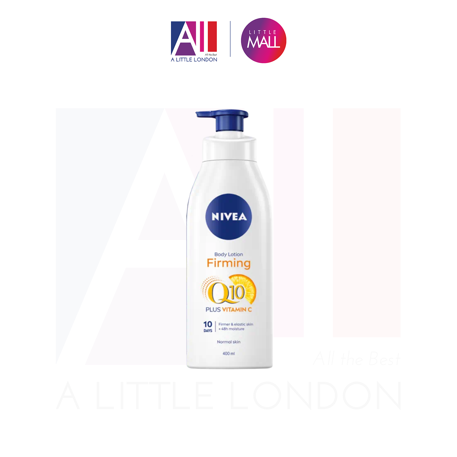 Dưỡng thể da thường Nivea Light Body Lotion Firming Q10 + Vitamin C - 400ml (Bill Anh)