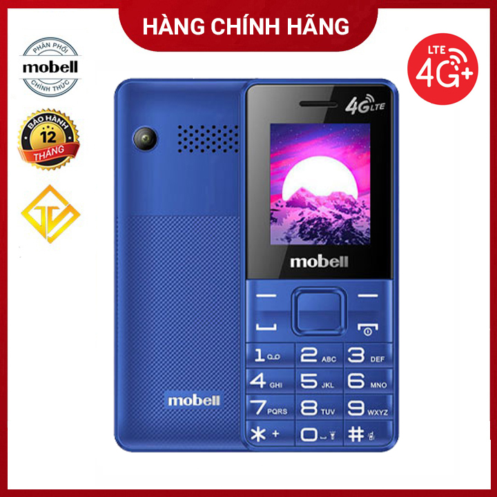 Điện thoại Mobell M239 4G Thiết kế đơn giản, cứng cáp - Hàng chính hãng