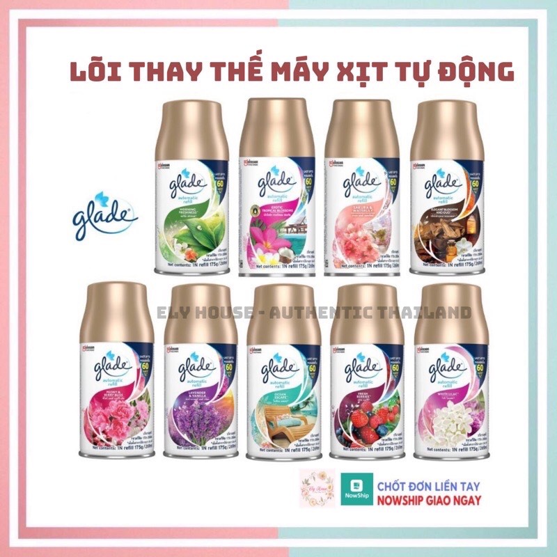 Lõi xịt thơm phòng tự động Glade 175ml