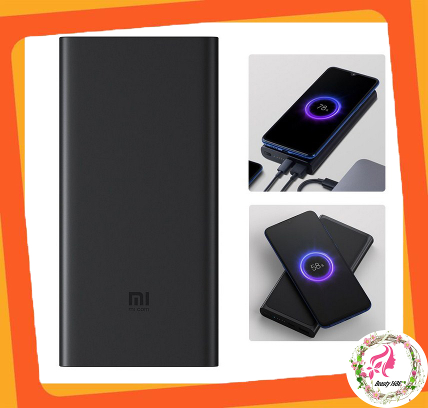 Pin sạc dự phòng không dây Xiaomi 10000mAh 2021 - Sạc dự phòng tích hợp sạc không dây 10000mAh Xiaomi lite