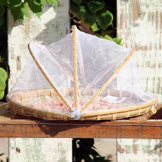 Mẹt tre gắn màng lưới - set 3 cái 3 size đường kính 30-35-40cm