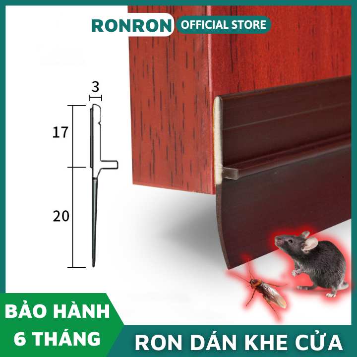 Miếng chặn cửa nhựa PVC dài 1 mét Thanh chặn khe hở chống bụi, chống côn trùng, cách âm, giữ nhiệt điều hòa