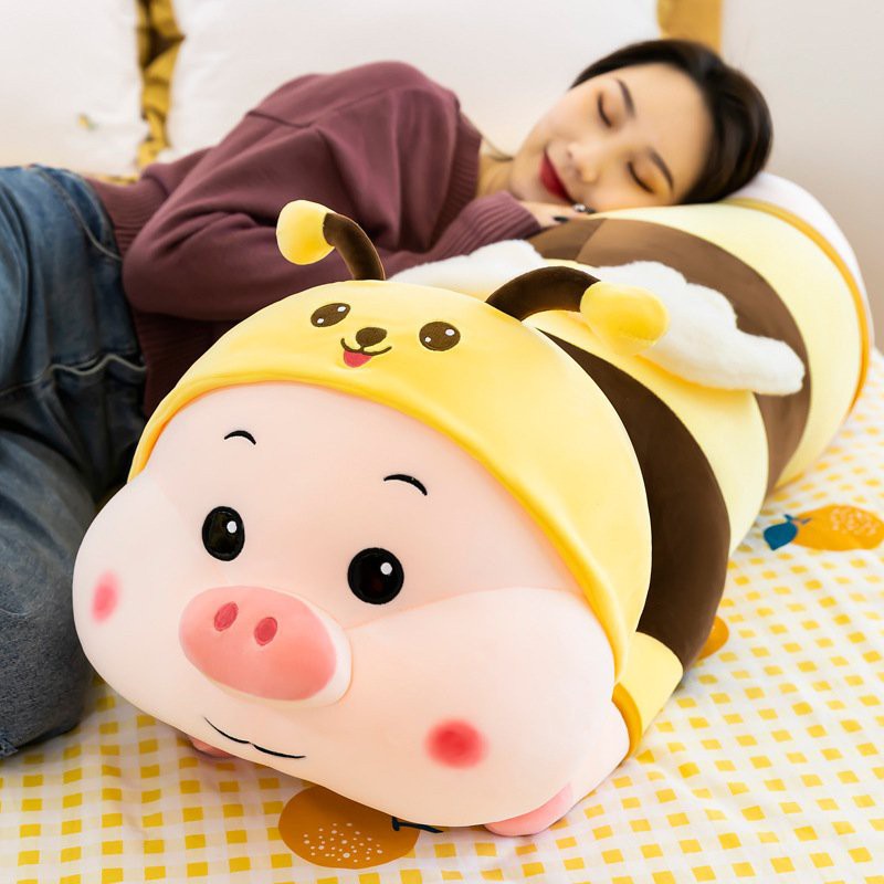 Gấu bông, gối ôm lợn ong heo ong - siêu cute mềm mịn và êm ái