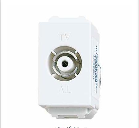 [FreeshipMAX] Ổ cắm Tivi, ổ cắm mạng Panasonic - bảo hành toàn quốc 1 năm - WEV2501SW