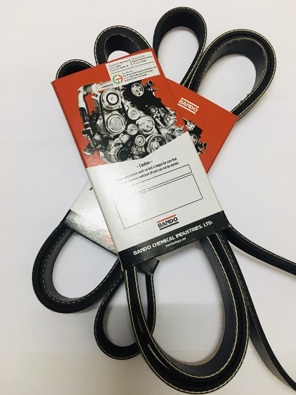 Dây curoa 6PK 1875 thương hiệu Bando Nhật Bản