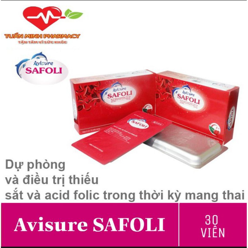 Avisure Safoli - sắt hữu cơ cho phụ nữ mang thai
