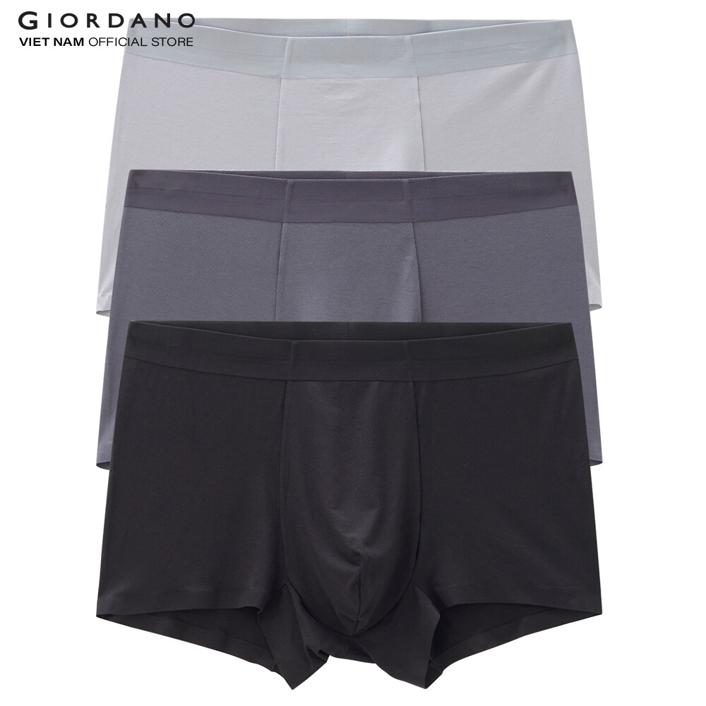 Set 3 Quần Lót Nam Modal Men's Trunk Giordano 01172401