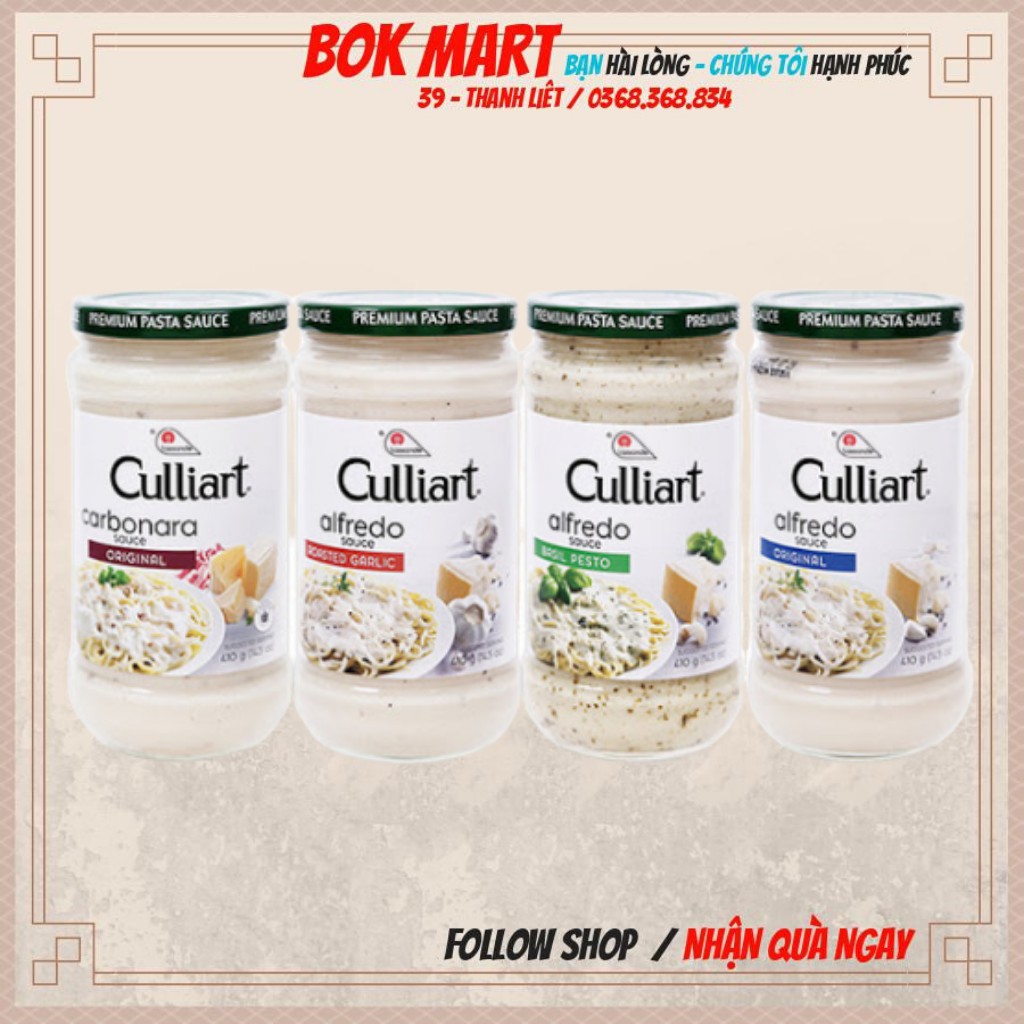 Nước sốt Phô mai siêu ngon Hàn Quốc Alfredo 480gr(Carbonara )