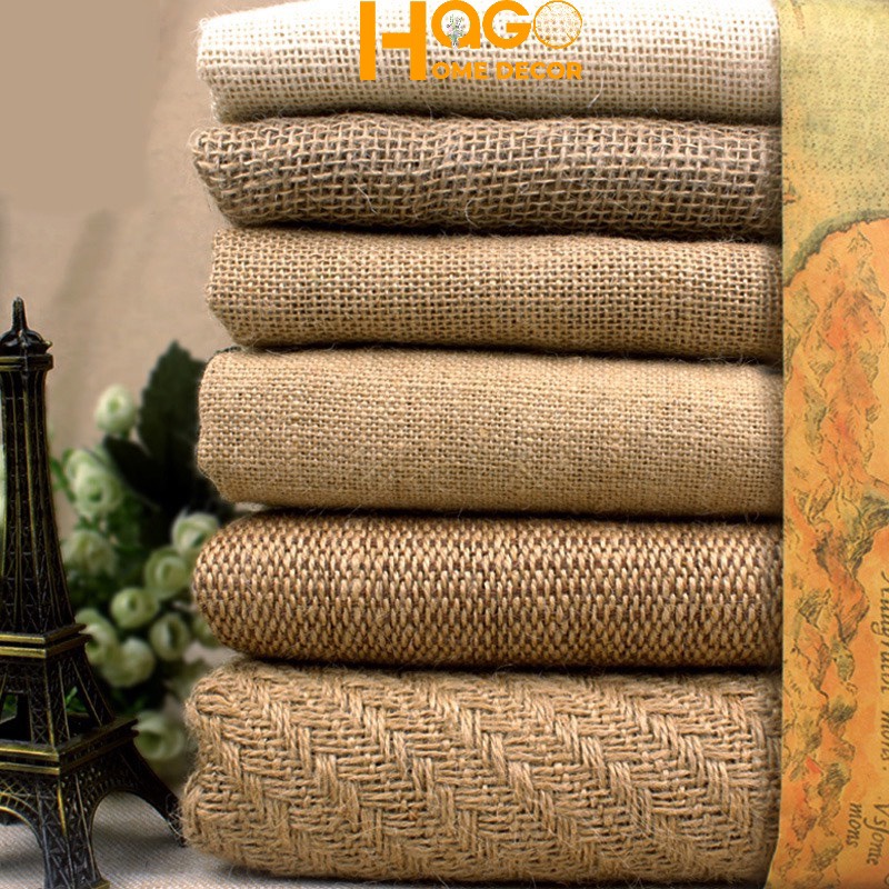 Tấm vải bố, vải thô gai kích thước 1m2 làm đồ hanmade, phụ kiện chụp ảnh, decor, trang trí