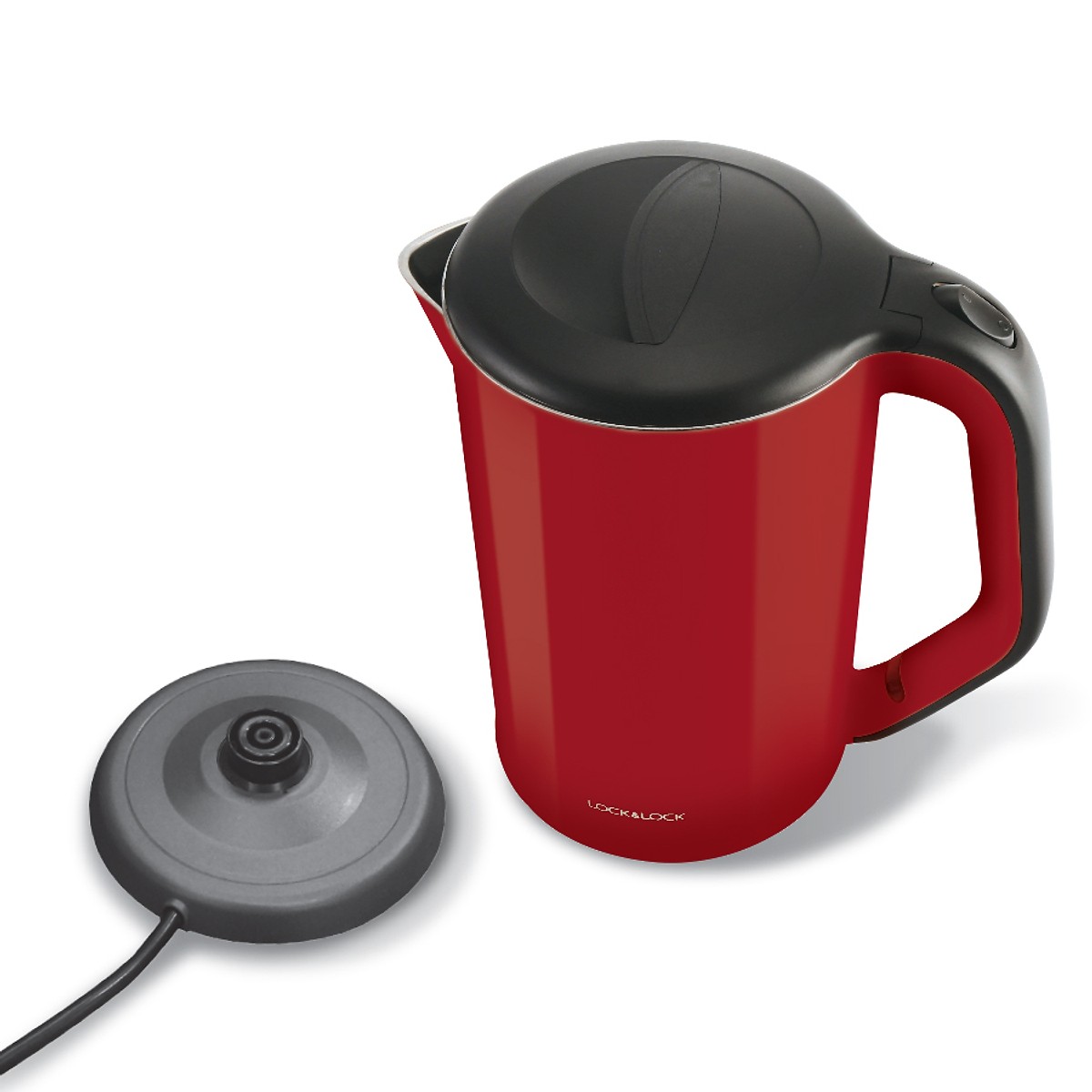 Bình Đun Siêu Tốc 2 lớp Lock&Lock EJK738 (1.7L). Ấm đun siêu tốc. Vỏ 2 lớp nhựa PP trơn sang trọng chắc chắn. Tay cầm cách nhiệt tốt. Mâm nhiệt thép không gỉ. Tự động ngắt khi sôi - Bảo hành 12 tháng - Hàng chính hãng