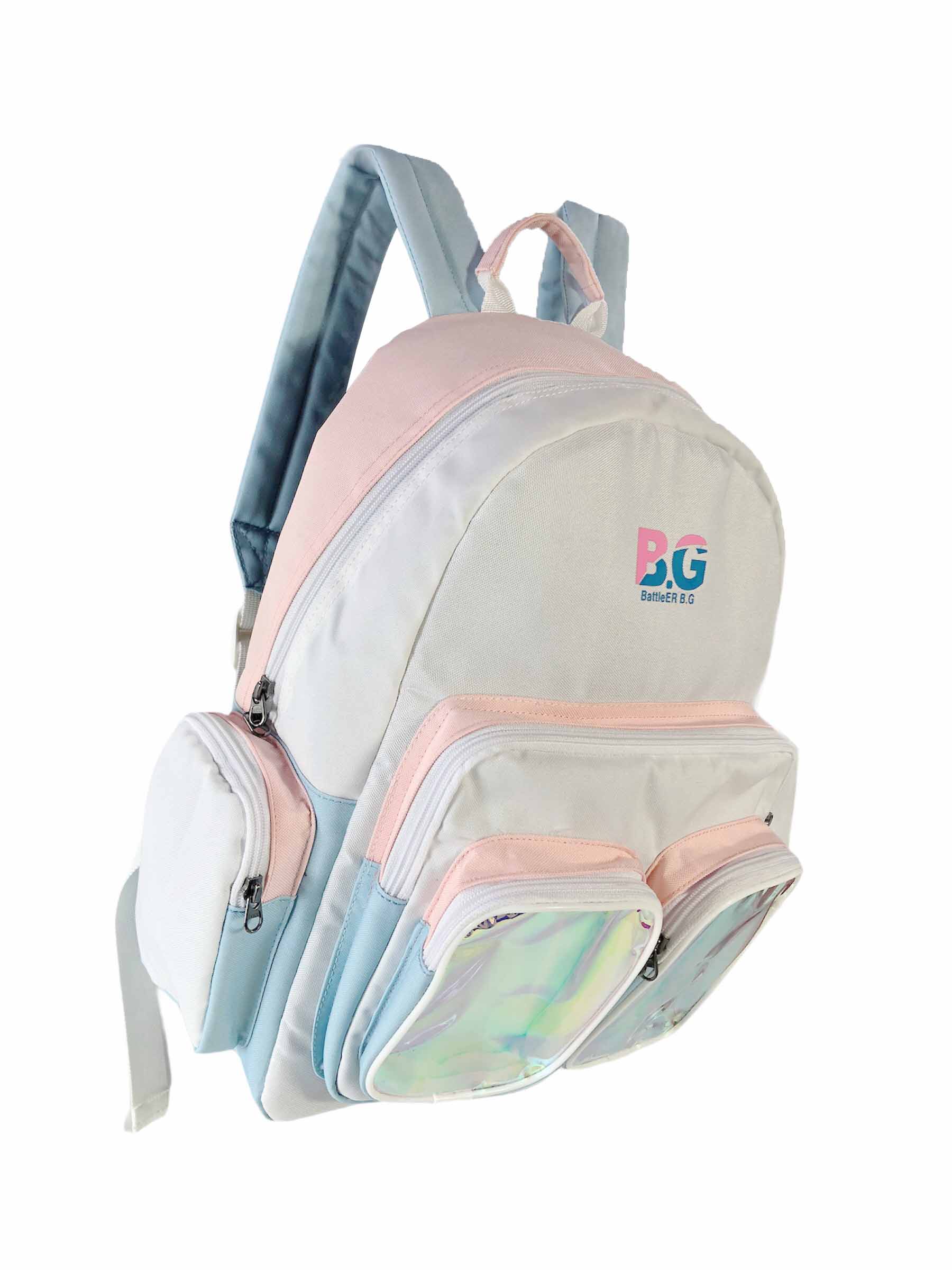 Balo đi học battle er b.g mẫu x003 black unisex streetwear backpack