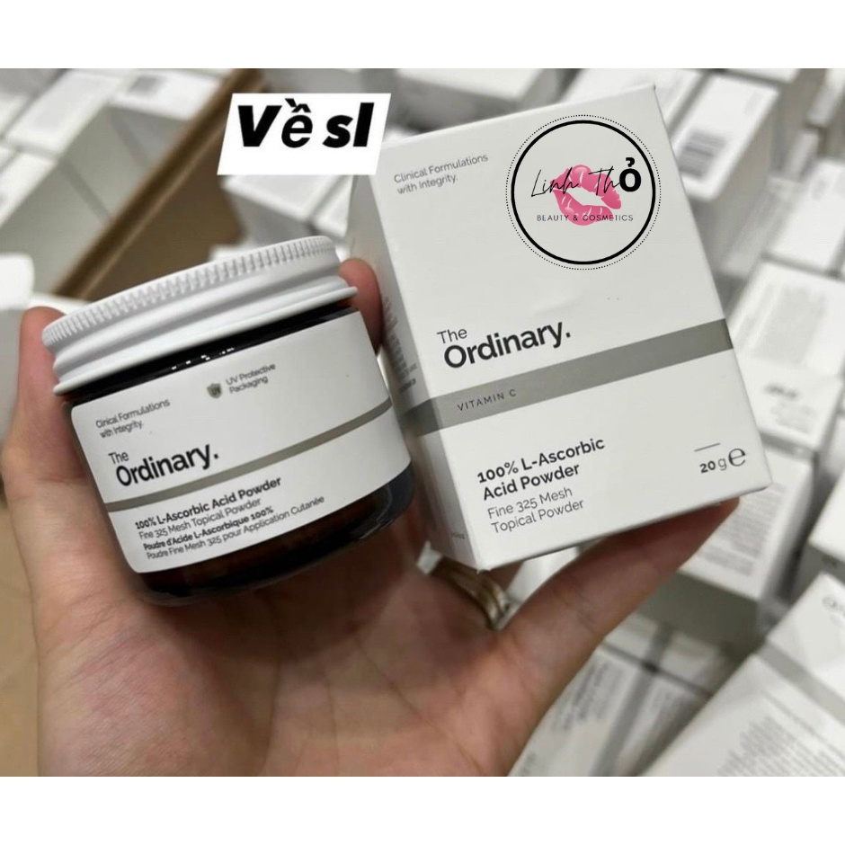Bột vitamin c 100% l-ascorbic acid powder - the ordinary 20g
