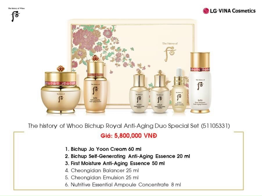 THE HISTORY OF WHOO BICHUP SET - ĐÁNH THỨC SỨC MẠNH NỘI TẠI TUYỆT VỜI CỦA LÀN DA
