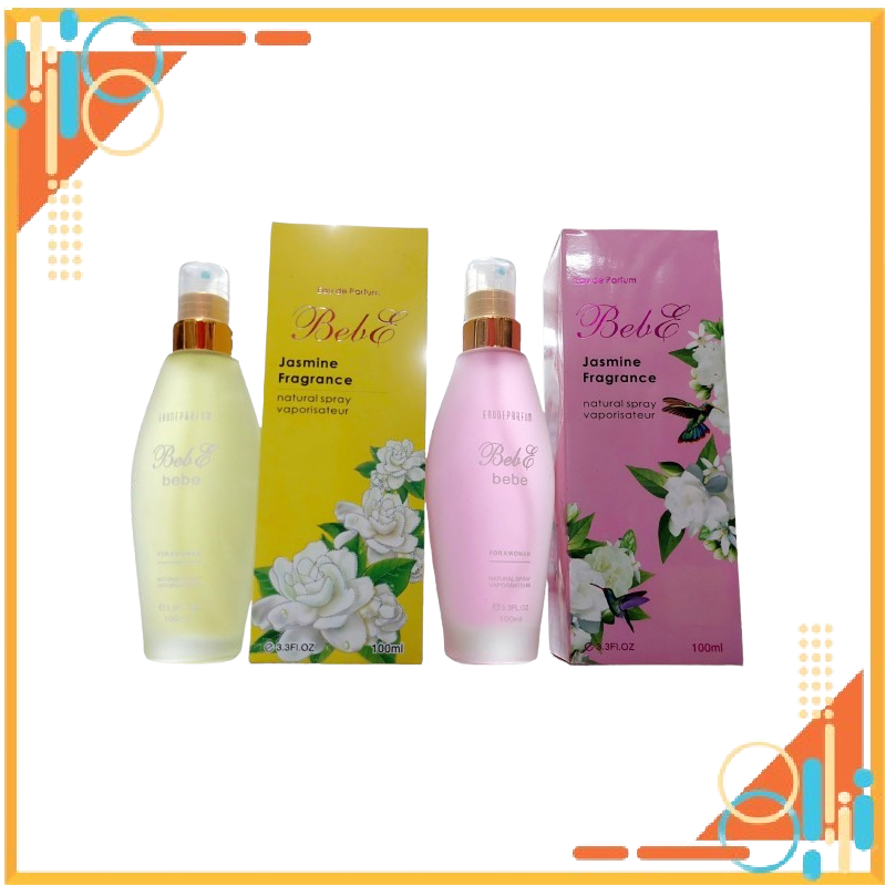 Nước hoa tinh chất hương hoa lài Bebe Jasmine Fragrance 100ml