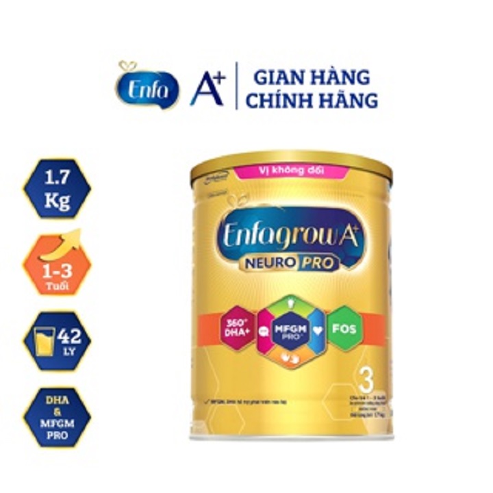 Sữa bột enfagrow a+ 3 neuropro 1.7kg