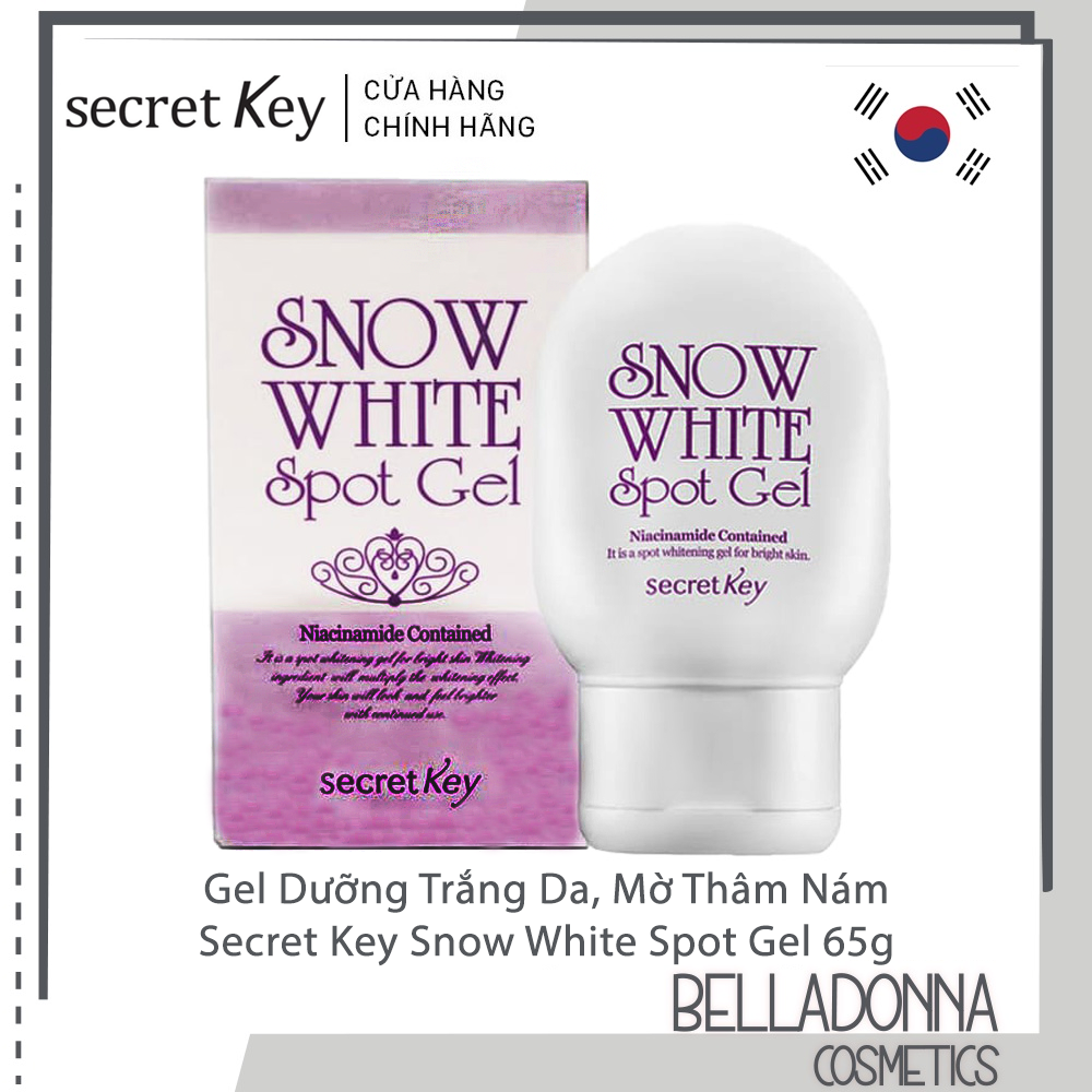 [HCM] Gel Dưỡng Trắng Da, Mờ Thâm Nám Secret Key Snow White Spot Gel 65g
