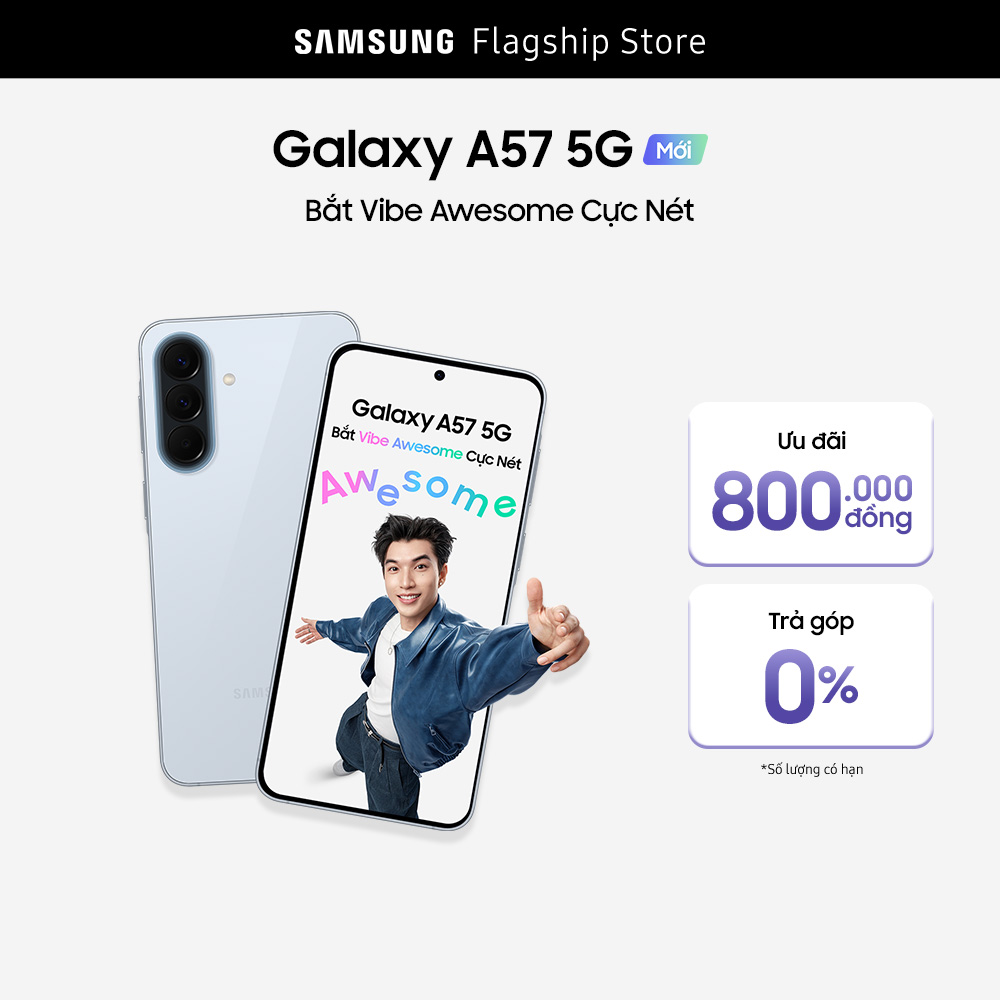 Điện thoại Samsung Galaxy A57 5G (8-218GB) - Hàng chính hãng