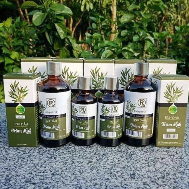 Combo 10 chai Tinh dầu Tràm Huế chai 100ml dùng cho mẹ và bé tặng 1 chai 100ml cùng loại