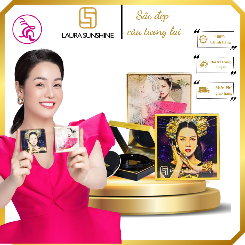Phấn nước siêu mịn Laura Sunshine Magic Smooth Cushion Spf30 Pa+++ 14gr Nhật Kim Anh