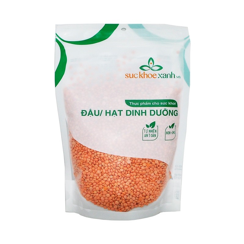 [ HOT SALE ] Đậu lăng đỏ tách vỏ Lentil peas Canada 500g [MUA 10 TẶNG 1]