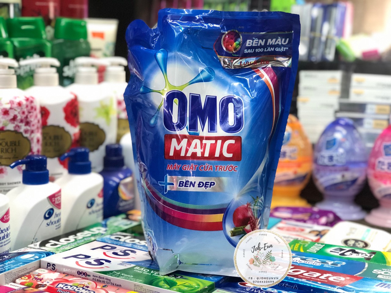 Nước Giặt Omo Matic Thư Thái Cửa Trước Túi 3400ML