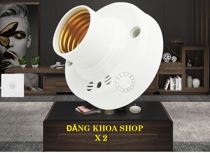 Combo 02 Đui đèn cảm ứng âm thanh ánh sáng