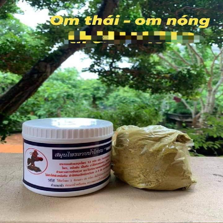 Om NÓNG  Thái lan [ lọ 250g] sản phẩm dùng hằng ngày giúp da gà đỏ khỏe ,săn chắc,thuốc nuôi gà thái lan.