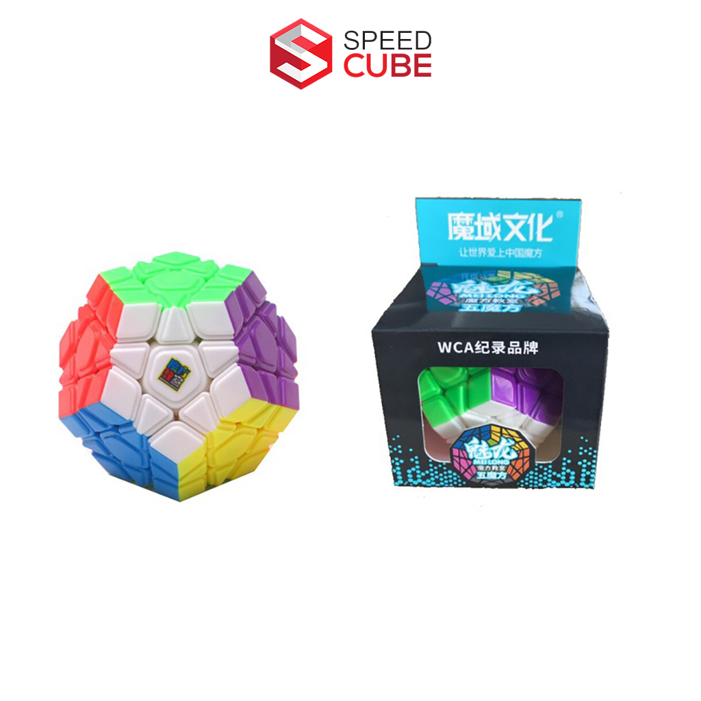 Rubik Biến Thể Moyu Meilong Megaminx Stickerless Rubic 12 Mặt Chính Hãng
