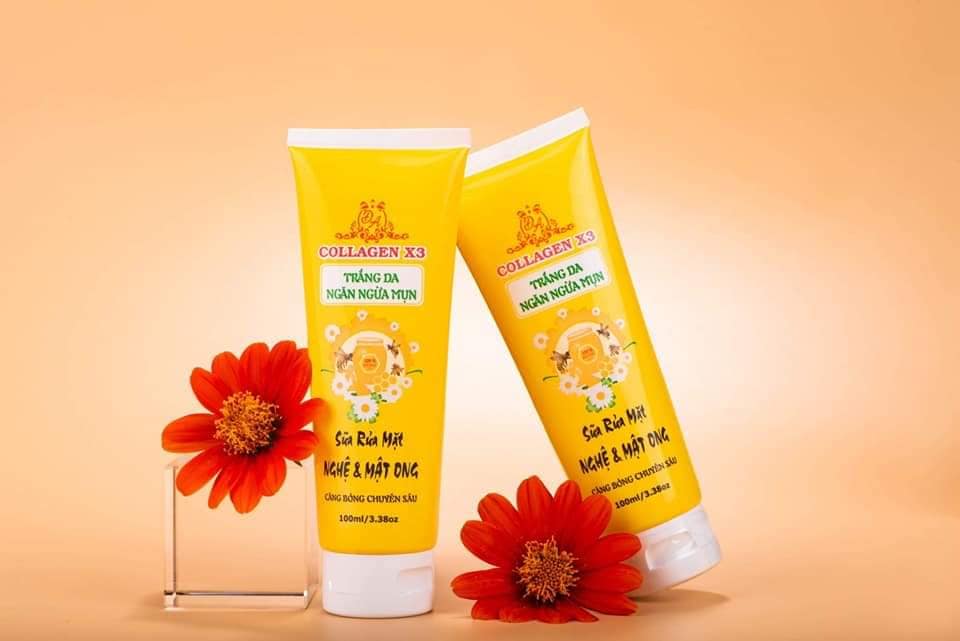 Sửa Rửa Mặt Collagen X3 Hàng Chính Hãng