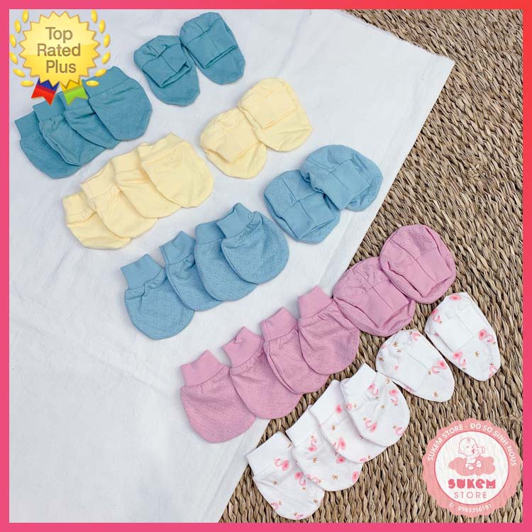 Bao Tay Chân Lullaby 2020 Chất Liệu Cotton Vân Thoáng Khí - Sukem Shop