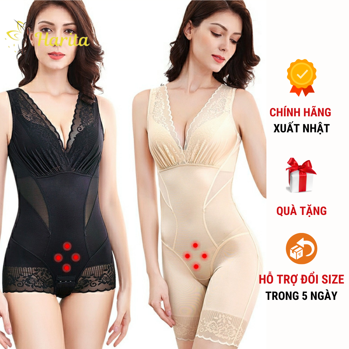 Đồ lót định hình toàn thân, gen nịt bụng giảm eo, dễ chịu thoáng mát cho mùa hè, gen bụng sau sinh xuất Nhật