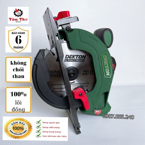 Thân Máy cưa đĩa dùng pin Dekton DK-CS2140MKT dùng chung chân pin makita
