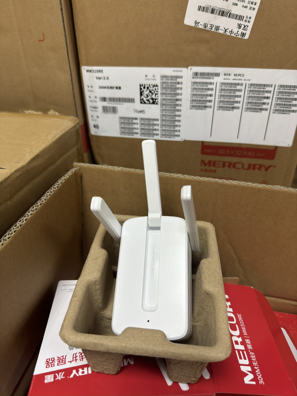 Bộ kích sóng wifi 3 râu Mercury cực mạnh