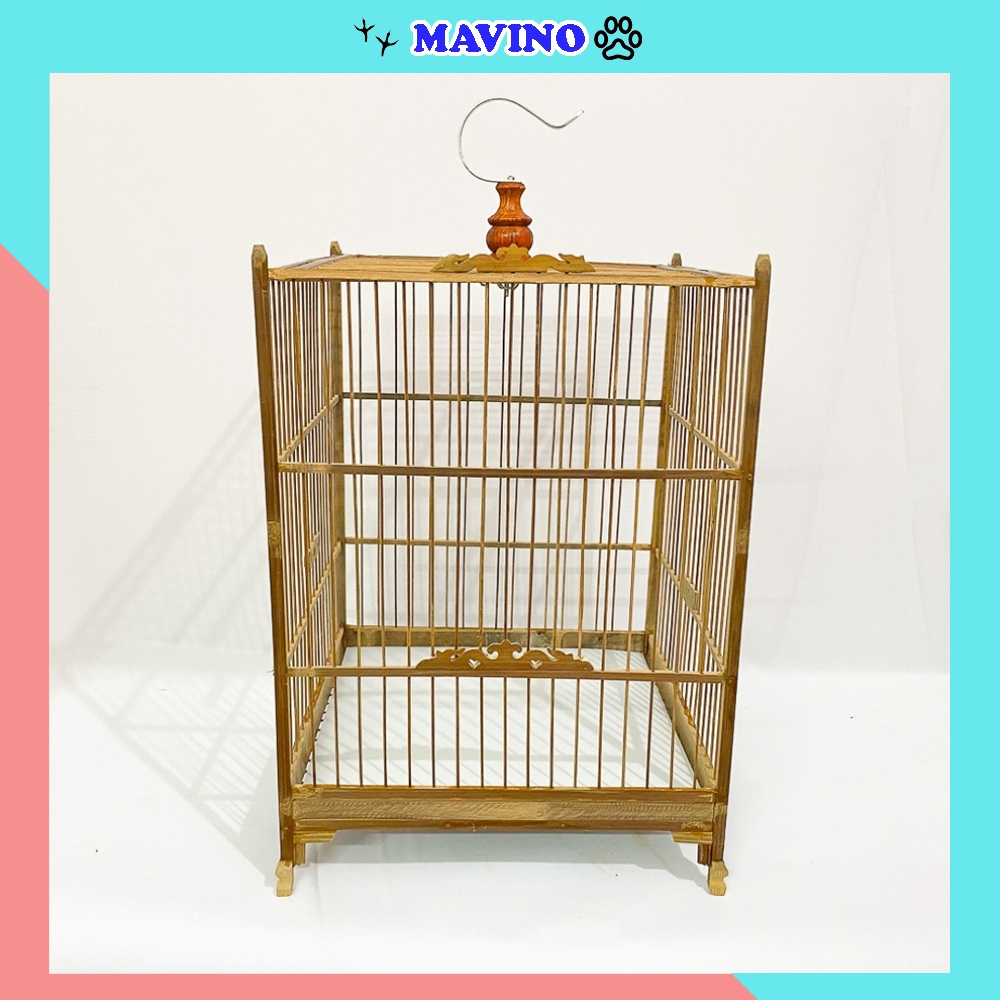  Khung lồng ép mộc chim chào mào dễ dàng lắp đặt hàng loại 1 kèm móc 
