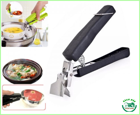 Dụng cụ kẹp gắp bát, chén... thức ăn, đồ nóng bằng Inox an toàn tiện lợi