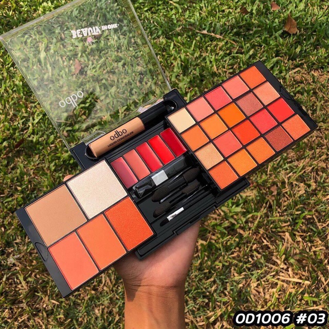 Bảng phấn mắt, má, highlight, che khuyết điểm ODBO
