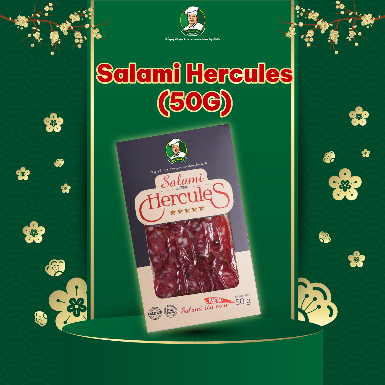 Salami lên men Hercules 50g