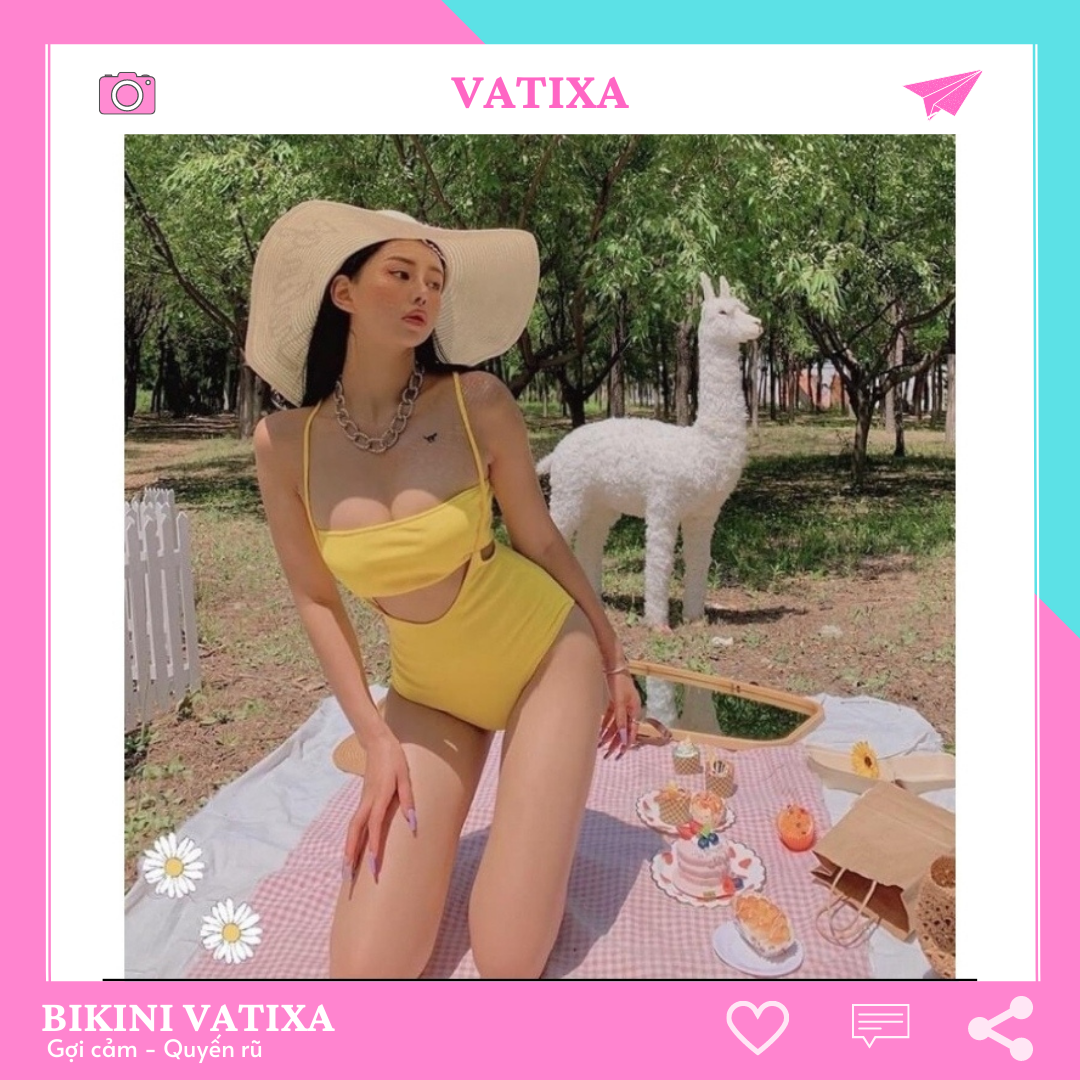 Bikini đồ bơi đi biển áo ống quần phối dây sành điệu vatixa bkn60
