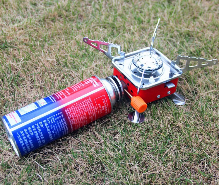 [HCM]Bếp Gas Mini Xếp Gọn Du Lịch Chống Cháy Nổ