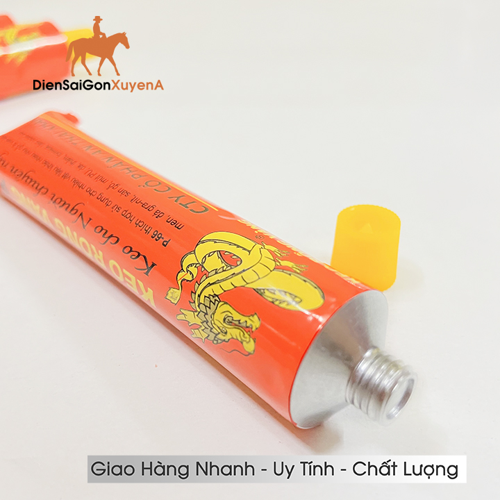 Keo dán RỒNG VÀNG P-66 25g dạng tuýp độ bám dính cực tốt - Điện Sài Gòn Xuyên Á