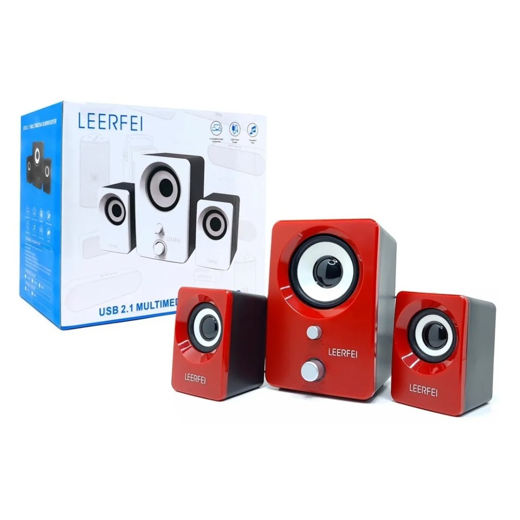 Loa vi tính Laptop để bàn 2.1 LEERFEI N63L cổng USB