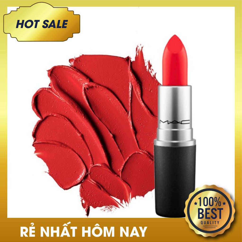💎 son mac màu lady danger - đỏ cam💯