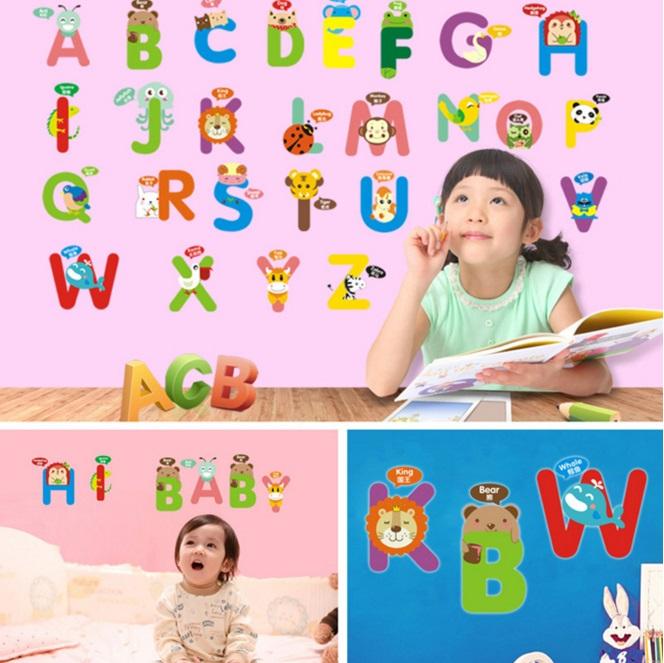 Decal dán tường Chữ cái -T7-vivadecal