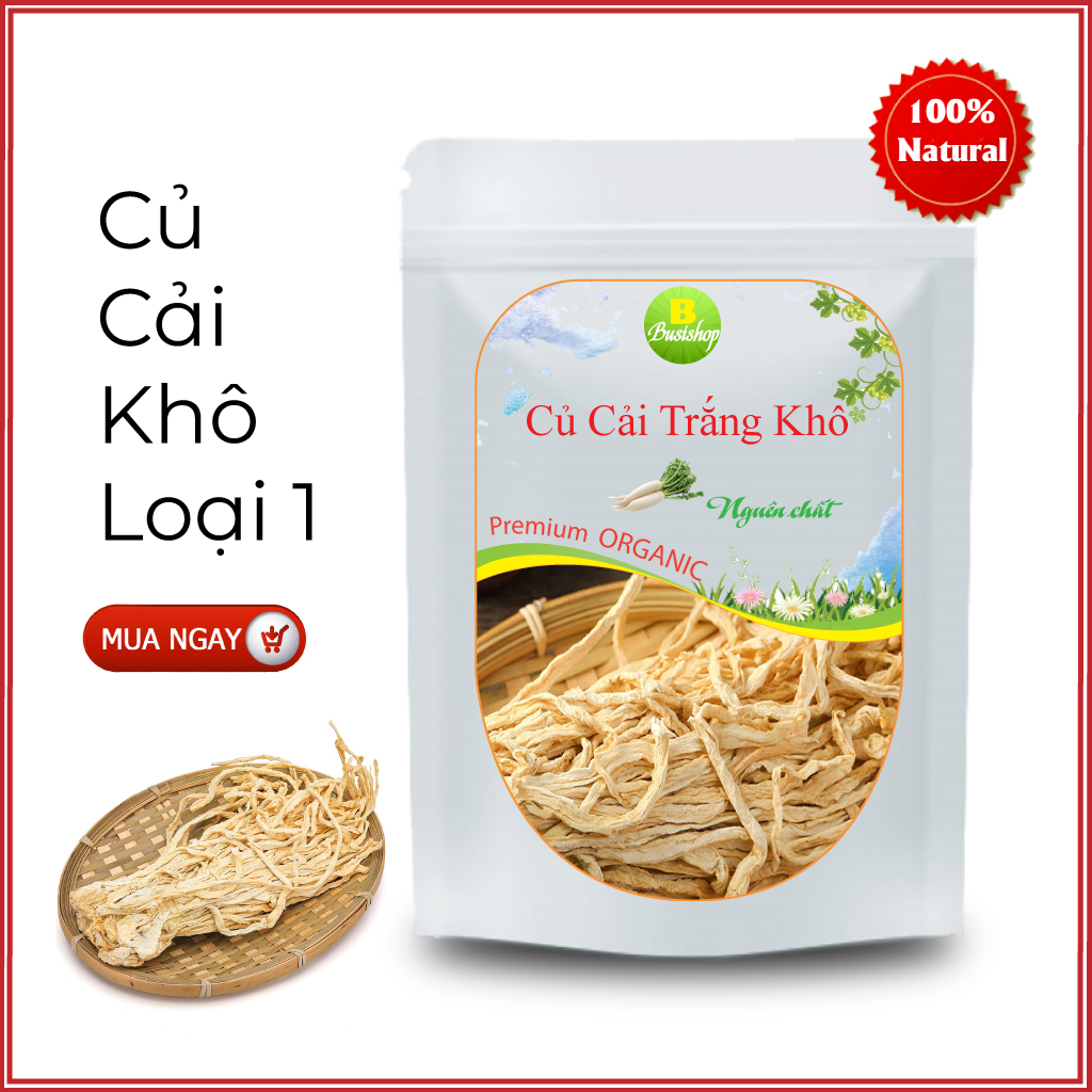 Củ cải sấy khô 100g