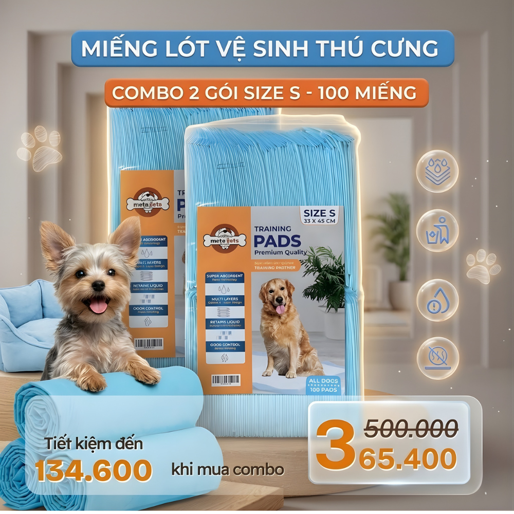 Metapet super absorbent cat dog kennel cleaning pad-perfect for trays, cages, cages - 1