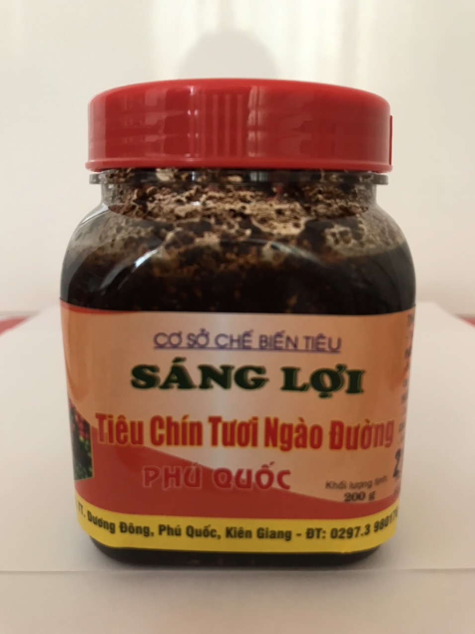 [ HCM- ĐẶC SẢN PHÚ QUỐC] Tiêu chín tươi ngào đường- thơm ngon hảo hạng- Hiệu Sáng Lợi