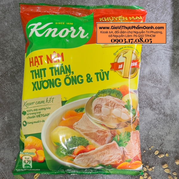 Hạt nêm thịt thăn xương ống tủy Knorr