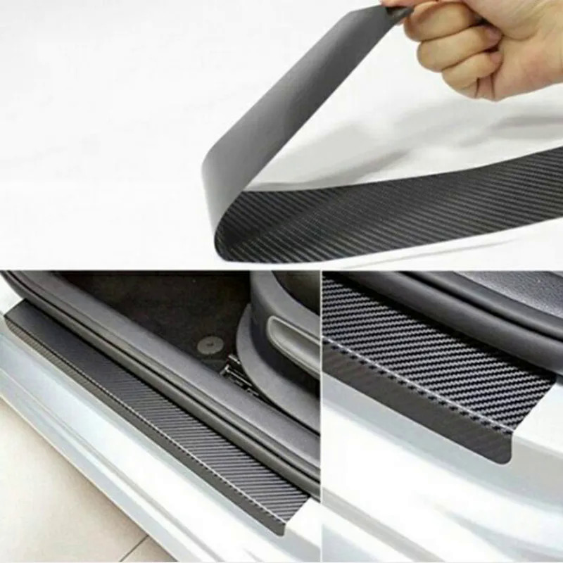 4 miếng dán bảo vệ Ngưỡng Cửa xe hơi bằng sợi Carbon cho Opel Mokka Corsa Astra g J H Insignia Vector zafira kadett MONZA combo. Sunshine-7