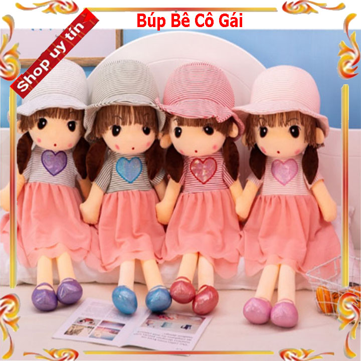 Búp Bê 45cm Bằng Bông An Toàn Cho Bé Chọn Màu