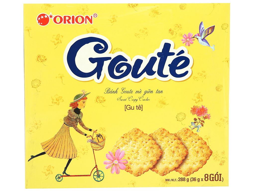 Bánh quy mè gouté hộp 288g - tạp hóa bát muội